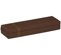 RHODIA 194512C - Estuche Nacarat - 21x5,5x3 cm - Pespuntes naranjas - Exterior de piel sintética - Colección Home Office Rhodiarama - Organización de oficina y almacenamiento de diseño