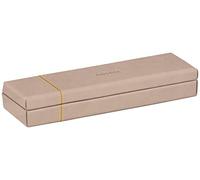 RHODIA 194516C - Bandeja para bolígrafos Céladon - 21x5,5x3 cm - Pespuntes naranjas - Exterior de piel sintética - Colección Home Office Rhodiarama - Organización de oficina y almacenamiento de diseño