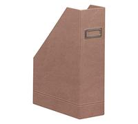RHODIA 194562C - Juego de 5 cajas nido de palisandro - Pespuntes naranjas - Exterior de piel sintética - Colección Rhodiarama Home Office - Organización de oficina y almacenamiento de diseñador