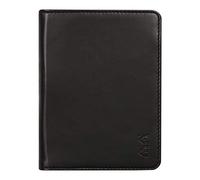 RHODIA 212001C - Libreta portadocumentos Rhodiarama N° 12 negro - para bloc de notas o cuadernos de formato B7 (8,5 x 12 cm) - piel italiana Premium - Colección Rhodiarama