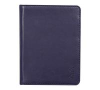 RHODIA 212005C - Libreta portadocumentos de Rhodiarama N° 12 azul noche - para bloc de notas o cuadernos de formato B7 (8,5 x 12 cm) - piel italiana - Colección Rhodiarama
