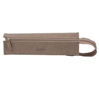 RHODIA 319014C - Estuche de plumier rodiarama topo - 23 x 5 x 5 cm - Apertura plana para uso como plumero - piel sintética - Almacenamiento de bolígrafos, lápices y rotuladores, pequeños suministros