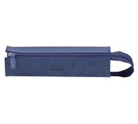 Clairefontaine ES RHODIA 319018C - Estuche de plumier Rhodiarama Saphir - 23 x 5 x 5 cm - Apertura plana para uso como plumero, piel sintética, Almacenamiento de bolígrafos, lápices, rotuladores, pequeños suministros