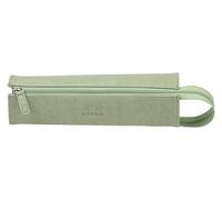 RHODIA 319032C - Estuche de plumier Rhodiarama Céladon, 23 x 5 x 5 cm, Apertura plana para uso como plumero, piel sintética - Almacenamiento de bolígrafos, lápices y rotuladores, pequeños suministros