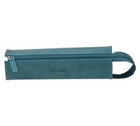 Clairefontaine ES RHODIA 319033C - Estuche de plumier rodiarama Paon - 23 x 5 x 5 cm - Apertura plana para usar como plumero - piel sintética - Almacenamiento de bolígrafos, lápices, rotuladores, pequeños suministros