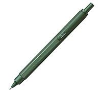 Clairefontaine ES RHODIA 9397C - Portaminas scRipt (cuerpo hexagonal de aluminio cepillado, salvia, para minas de grafito estándar de 0,5 mm, Canon de acero retráctil, goma bajo el pulsador