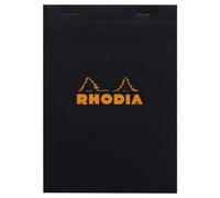 Rhodia Classic French Paper Pads Graph 6 in. x 8 1/4 in. Black (162009
