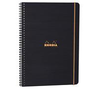 Rhodia Cuaderno Pro Book Rhodiactive, cuadriculado, 5 x 5, color Negro A4 (210 X 318)