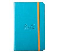 Cuaderno con goma elástica Rhodia 118722 C Book Rhodiarama, 96 hojas, color turquesa A6