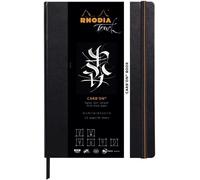 Rhodia Touch Ink - Carb'on Libro De Bocetos - A4 - 56 Hojas Negras - 120gsm