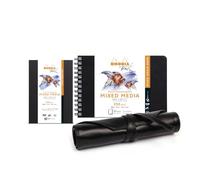 Rhodia Touch Set Mixed Media - Cuaderno A5 + Bloque A6 + Funda Rollo