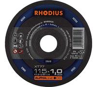 RHODIUS Disco de corte XT77 115 x 1,0 mm recto