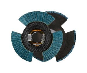 RHODIUS Proline Vision Pro - Disco abrasivo (125 x 22,23 mm, K40, 5 unidades)