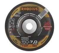 Rhodius RS580 - Discos de desbaste (150 x 7,0 mm, acero inoxidable, 10 unidades)