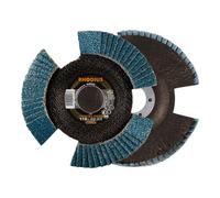 Rhodius VSION PRO 211306 - Disco abrasivo (115 x 22,23 mm, K40, acero inoxidable, diámetro 115 mm, 5 unidades)