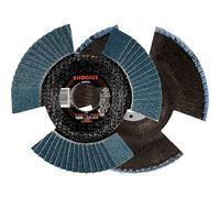 RHODIUS VSION PRO - Disco abrasivo de láminas (125 x 22,23 mm, grano 60)