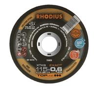 Rhodius XTK6 211301 Exact Box - Disco de corte (115 mm, 10 unidades, acero inoxidable)