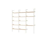Rhomb IF1 &IF4 & IF5 Configuración de estantería G Roble lacado