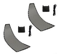Rhombus - Funda de asiento de repuesto para silla columpio colgante de textileno que ofrece material y ajuste sin costuras con bolsa lateral de cuerda (2 piezas con bolsillos)