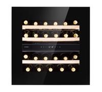 Rhone 59cm 25 Botellas Vinoteca Integrable 2 Zonas Negro