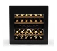 Rhone 59cm 36 Botellas Vinoteca Integrable 2 Zonas Negro