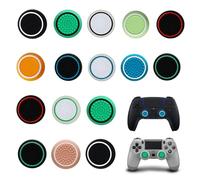 RHQFDM 24 unidades PS5 Controller Sticks tapas compatibles con PS5, PS4, Xbox One, Xbox 360, Switch Pro, Series X/S, silicona, multicolor