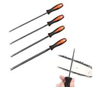 RHQFDM 4 piezas limas de taller limas de metal de alta calidad juego de limas incl 3.2mm 4.0mm 4.8mm 5.5mm 4 tipos lima redonda lima pequeña para metal bricolaje artesanía