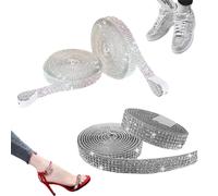 RHQFDM 4 Rollos Cinta Autoadhesiva Diamante Cristal Cinta Rollo Cinta Adhesiva con Diamantes Cinta Decorativa con Diamantes Te Ayuda Rápidamente a Hacer Manualidades y Decorar Varios Objetos