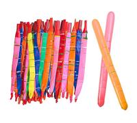 RHQFDM 50 Piezas Globos Largos de Colores,Globo Divertidos para Niños,Globos Novedosos Voladores,Para Actividades al Aire Libre,Celebraciones Festivas y Entretenimiento de Ocio(Colores Aleatorios)