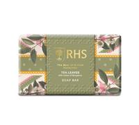 RHS British Earl Grey Tea Leaves - Jabón en barra con notas cítricas, bergamota y ámbar, limpia suavemente y deja la piel suave, limpia y ligeramente perfumada, 200 g