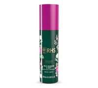 RHS Bruma corporal Rewild de ruibarbo y menta, una bruma de fina fragancia con notas de jazmín, rosa y almizcle para un aroma ligero y refrescante - 120 ml