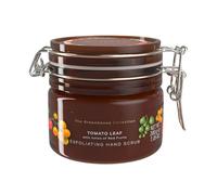 RHS Greenhouse Exfoliante de manos con hojas de tomate, exfoliante de manos, elimina la piel seca, deja las manos suaves, nutridas y ligeramente perfumadas, 200 g