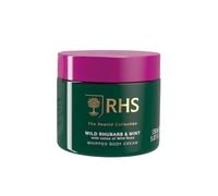 RHS Rewild - Crema corporal batida con ruibarbo y menta, ligera crema corporal hidratante con manteca de karité, deja la piel suave y fresca perfumada, 150 ml