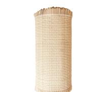 RHUIRKF 60cm de Ancho Natural Ratán Rollo para Muebles, Rollo de Correas de Ratán, Cinta de Tela Caña Ratán Material Hoja de Malla Abierta para Silla Gabinete Bricolaje(45x300cm)
