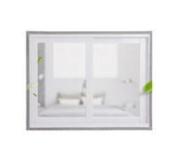 RHVOVNVOM Malla de Gasa for Ventana Resistente a Mosquitos, Red autoadhesiva automontaje, Cortina Invisible Simple, 80/85/90/100cm Ancho, 1 ud(80height,80width)