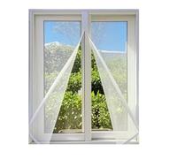 RHVOVNVOM Pantalla de Ventana ecológica con Cremallera Blanca, Malla sin Perforaciones, Red Transpirable No tóxica for Insectos for decoración del hogar, 1 ud(Width 170,Hight 170)