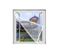 RHVOVNVOM Red for Ventana a Prueba de Mosquitos, Malla Transpirable Invisible autoadhesiva for el hogar, Lavable, 80/90/100/110/120cm Ancho, 1 ud(Width120cm,Length80cm)