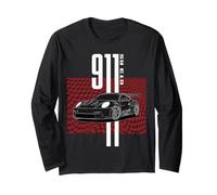 RHW 911 Iconic Coche de Carreras, Superdeportivo, Meme Coin, Motorsport Manga Larga