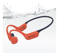 Rhyfell Auriculares de natación, IP68, impermeables, conducción ósea, modo MP3, memoria de 32 GB, tiempo de reproducción de 10 horas, Bluetooth 6.0, auriculares subacuáticos de oreja abierta para