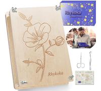Rhykoka Kit de prensa de flores grande para adultos, 10 capas de 11.8 x 8.3 pulgadas, kit de prensa de plantas y flores de madera, para amantes de las artes y manualidades