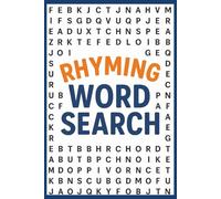 Rhyming Word Search Puzzle Book: Fun Brain Games with Rhyming Word Hunts!: Boost Brain Power with Rhyme-Focused Word Search Challenges