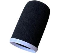 RhymKawa SM7b - Cubierta de espuma para Shuer SM7B, MV7 POP Filtro RK345 de repuesto, parabrisas con junta tórica de retención de color asiento identificado (blanco)