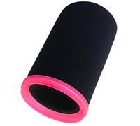 RhymKawa SM7b - Cubierta de espuma para Shuer SM7B, MV7 POP Filtro RK345 de repuesto, parabrisas con junta tórica de retención de color asiento identificado (rosado)