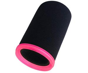 RhymKawa SM7b - Cubierta de espuma para Shuer SM7B, MV7 POP Filtro RK345 de repuesto, parabrisas con junta tórica de retención de color asiento identificado (rosado)