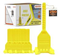 RHYSTER® 250 Crucetas autonivelantes de 5 mm - Sistema de colocación de baldosas | Clips de Alta Resistencia para Juntas Compatible con cuadrantes RHYSTER | Colocación rápida y precisa