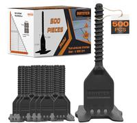 RHYSTER® 500 Crucetas autonivelantes de 3 mm - Sistema de colocación de baldosas | Clips de Alta Resistencia para Juntas Compatible con cuadrantes RHYSTER | Colocación rápida y precisa