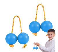 Rhythm African Shaker - Instrumento musical Kashaka Baile Rattle, bolas de percusión de mano de 2 pares | Music Egg Double Gurd para fiestas, bodas, espectáculos