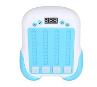 Rhythm Game Machine, Music Rhythm Game Machine Mejora la Sensibilidad Musical con Música Ligera para Niños Niños (Blue)