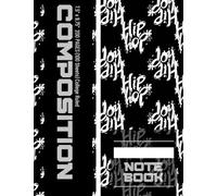 Rhythm & Rhymes Series: Hip-Hop Composition Notebook: 7.5” x 9.75”, 200 Pages, College Ruled, Matte Cover