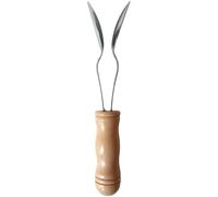 Rhythm Spoons Instrumento de percusión, mango de madera de haya, cucharas musicales de metal con sonido claro, cucharas de mano de 20 cm para instrumento Orff, ligeras y de fácil agarre
